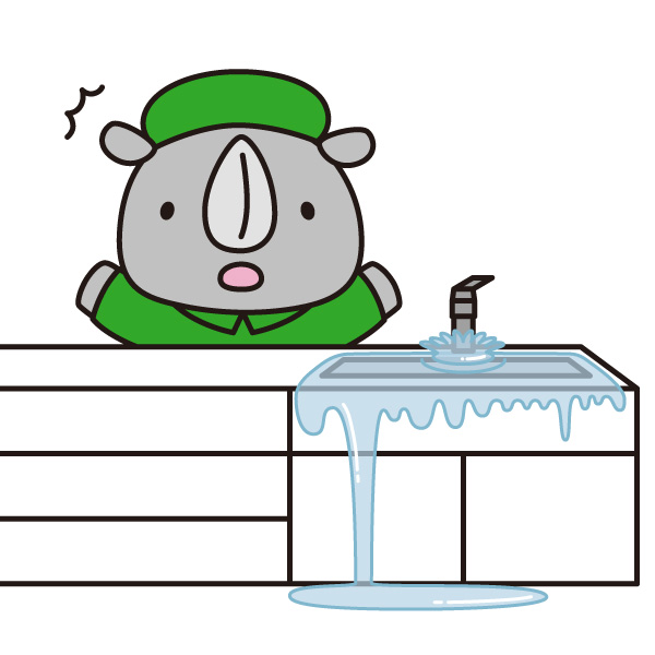 キッチン水漏れ
